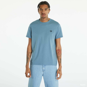 FRED PERRY Ringer T-Shirt Ash Blue
