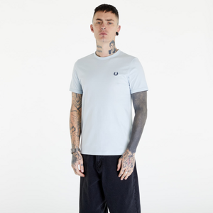 FRED PERRY Ringer T-Shirt Lgice/ Midnight Blue