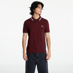 FRED PERRY Twin Tipped Fred Perry Shirt Oxblood