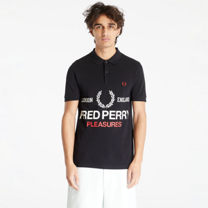 FRED PERRY x PLEASURES Logo Shirt Black