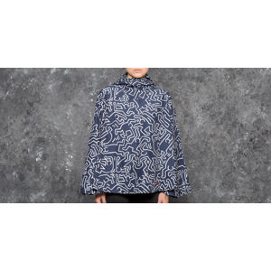 Herschel Supply Co. W Voyage Poncho Jacket Peacoat Keith Haring