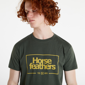 Horsefeathers Label T-Shirt Grape Leaf