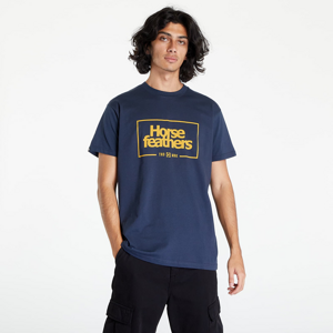 Horsefeathers Label T-Shirt Midnight Navy