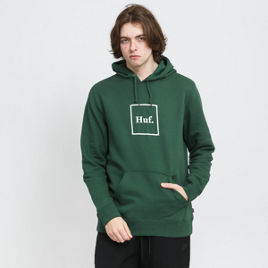 HUF Essentials Box Logo Hoodie Dark Green