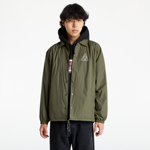 HUF Essentials Triple Triangle Coaches Jacket Olive