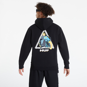HUF x Marvel Ghost Rider Triple Triangle Pullover Hoodie Black