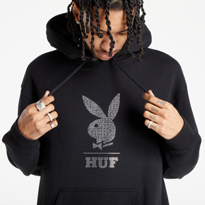 HUF x Playboy Rhinestone Hoodie Black