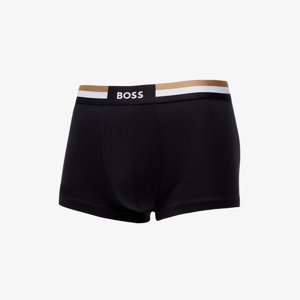 Hugo Boss Cotton-Blend Trunks With Signature-Stripe Waistband Black