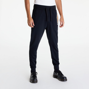Hugo Boss Cotton-Terry Tracksuit Bottoms with Logo and Stripes Black