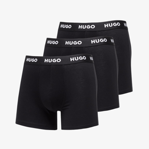 Hugo Boss Logo-Waistband Boxer Briefs 3-Pack Black