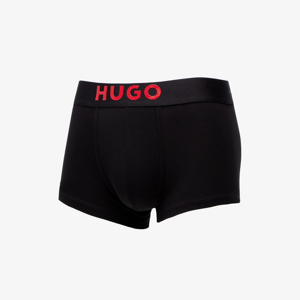 Hugo Boss Regular-Rise Silicone Logo Trunks Black