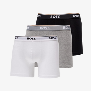 Hugo Boss Stretch-Cotton Boxer Briefs With Logos 3-Pack Multi