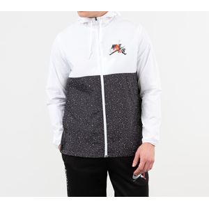Jordan Classics Windwear Jacket White/ Black/ Infrared 23/ Metallic Silver