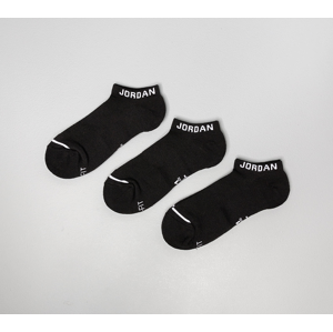 Jordan Everyday Max No Show 3 Pair Socks Black/ Black/ Black