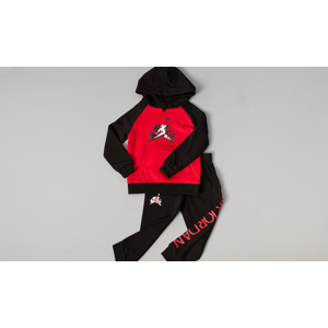 Jordan Jumpman Classic Pullover Jogger Set Black/ Red