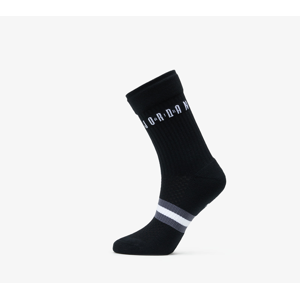 Jordan Legacy 2 Pair Crew Socks Black/ White/ White