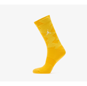 Jordan Legacy Poolside Crew Socks 1-Pair Amarillo/ Opti Yellow/ White