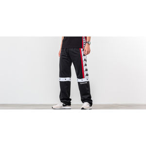 Kappa Sport Trousers Black/ Red/ White