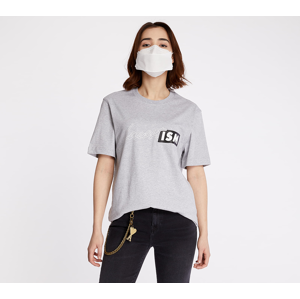 LACOSTE LIVE Lacostism Print Tee Grey