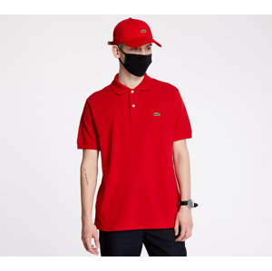 LACOSTE Polo Tee Red