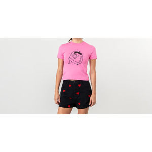 Lazy OAF Naked Lady Fitted Tee Pink