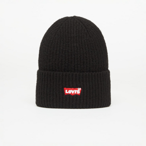 Levi's® Essential Ribbed Batwing Beanie Black