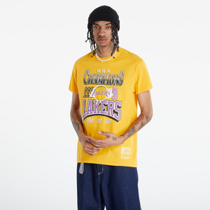 Mitchell & Ness 3 x Champions Lakers Tee Yellow