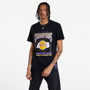 Mitchell & Ness Champions Lakers Tee Black Stone Washed No Length