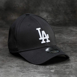 New Era Cap 39Thirty Mlb League Essential Los Angeles Dodgers Black/ White
