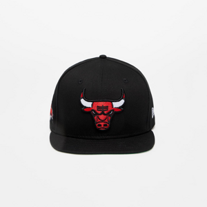 New Era Chicago Bulls Team Side Patch 9FIFTY Snapback Cap Black