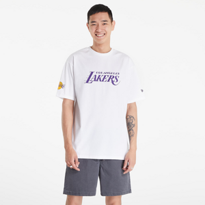 New Era LA Lakers Wordmark T-Shirt White