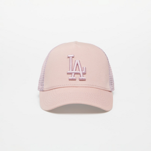 New Era Los Angeles Dodgers Tonal Mesh A-Frame Trucker Cap Pink