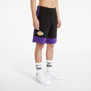 New Era Los Angeles Lakers NBA Colour Block Shorts Black/ True Purple