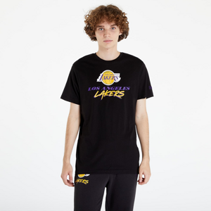 New Era NBA Script Tee Los Angeles Lakers Black/ TRP