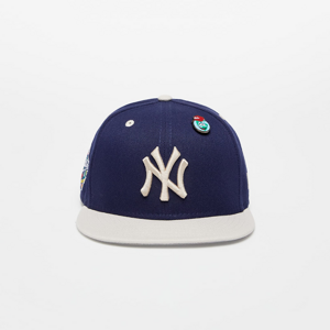 New Era New York Yankees 59FIFTY Fitted Cap Light Navy/ Chrome White
