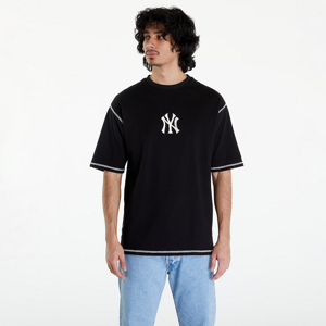 New Era New York Yankees MLB World Series Oversized T-Shirt UNISEX Black/ Off White