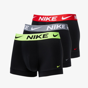 Nike 3 Pack Trunks Black/ Volt Wb/ Cool Grey Wb/ Uni Red Wb