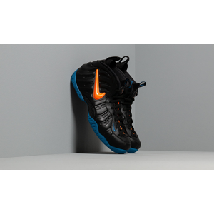 Nike Air Foamposite Pro Black/ Total Orange-Battle Blue