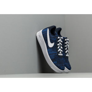 Nike Air Force 1 Flyknit 2.0 (GS) College Navy/ White-Obsidian