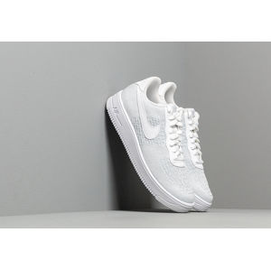 Nike Air Force 1 Flyknit 2.0 White/ Pure Platinum-Pure Platinum-White
