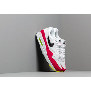 Nike Air Max 1 White/ Black-Volt-Rush Pink