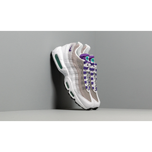 Nike Air Max 95 Lv8 White/ Court Purple-Emerald Green