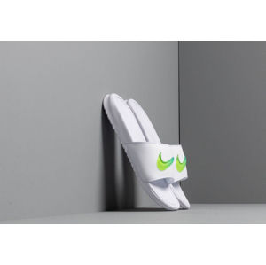 Nike Benassi Jdi Se White/ Hyper Jade-Volt