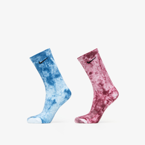 Nike Cushioned Tie-Dye Crew Socks (2 Pairs) Multi-Color