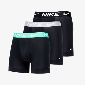 Nike Dri-FIT Essential Micro Boxer Brief 3-Pack Black/ Elecalgae/ Grey/ Black/ Black Wb