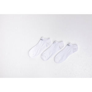 Nike Everyday Cotton Lightweight No Show Socks 3 Pack White