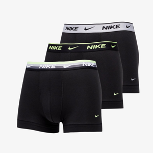 Nike Everyday Cotton Strech Trunk 3-Pack Black/ Stripe Wb