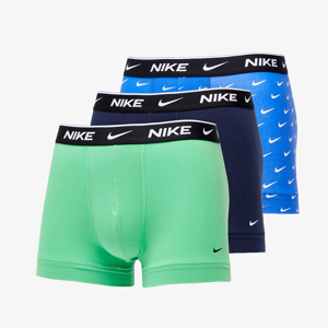 Nike Everyday Cotton Stretch 3 Pack Trunk Game Royal/ Obsidian/ Green