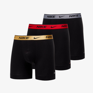 Nike Everyday Cotton Stretch Boxer Brief 3-Pack Black/ Gold Wb/ Silver Wb/ Rose Gold Wb