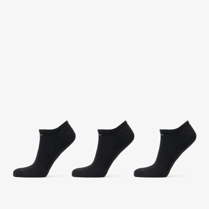 Nike Everyday Cushioned Training No-Show Socks 3-Pack Black/ White